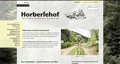 Desktop Screenshot of horberlehof.de