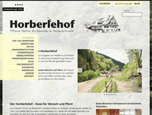 Tablet Screenshot of horberlehof.de
